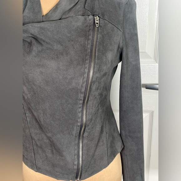 Blank NYC Faux Suede Drape Front Jacket  Size XS - Picture 11 of 14